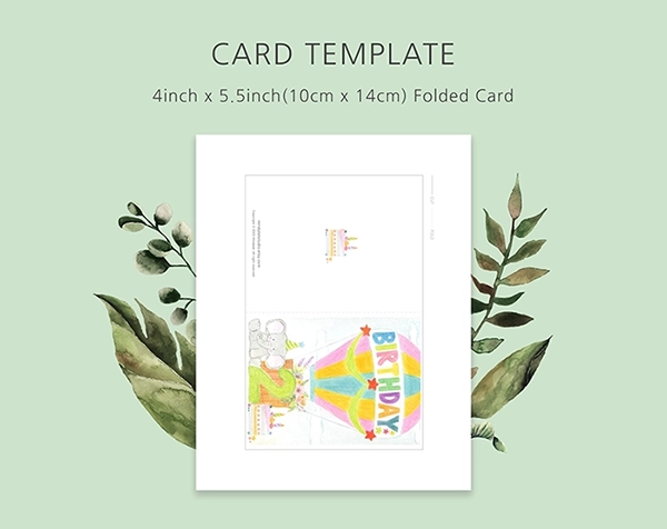 2nd Elephant Birthday Card Makes a 2 Year Old Birthday Extra Special